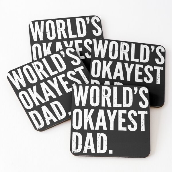 Item preview, Worlds Okayest Dad Funny Distressed Father's Day designed and sold by TeNovaStudio.