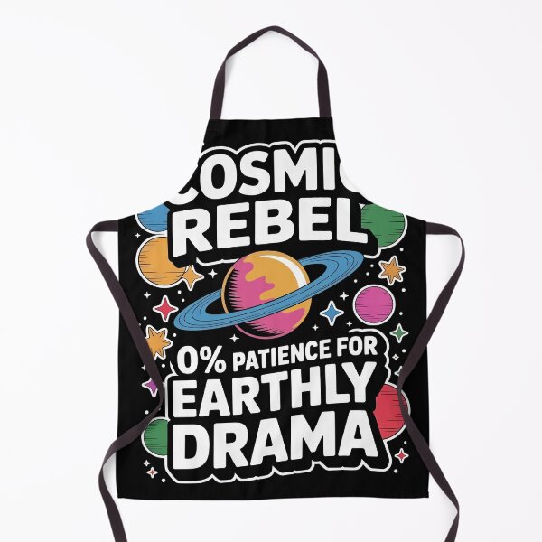 Item preview, COSMIC REBEL. 0% patience for earthly drama. designed and sold by InkRebelia.