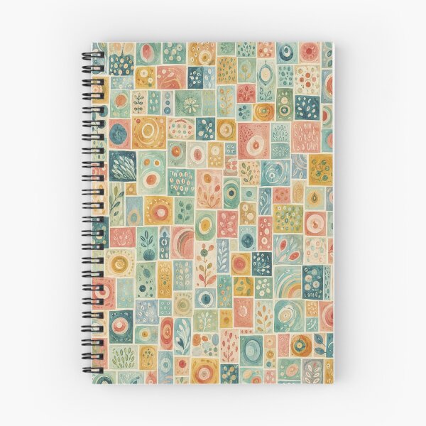 Item preview, Abstract Botanical Patchwork Tile Pattern designed and sold by Lizetteh.