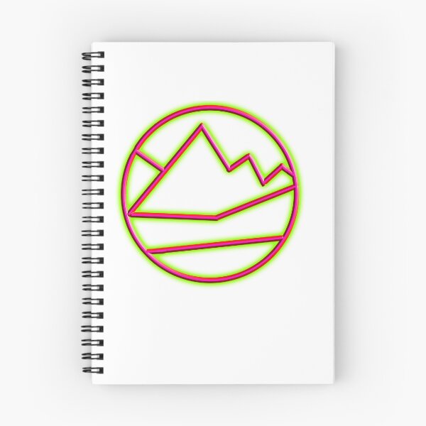 Item preview, Neon Mountain Landscape Geometric Art designed and sold by Kazewalk.