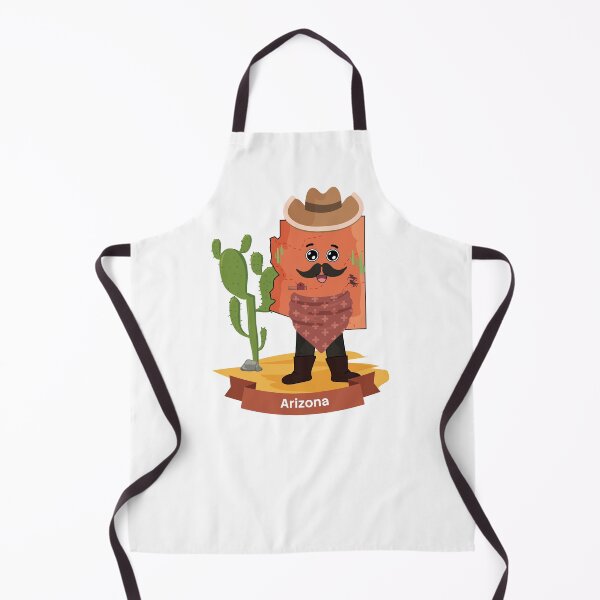 Item preview, Cute Arizona Map Character - Kawaii Wild West Desert Art designed and sold by Travel.Art.