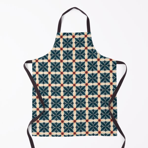 Item preview, Luxury Art Nouveau Floral Tile - Dark Teal Seamless Pattern designed and sold by UniqueDesign751.