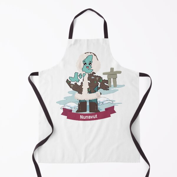 Item preview, Cute Nunavut Canada Map Character - Kawaii Arctic Inuit Art designed and sold by Travel.Art.