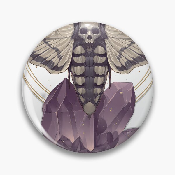 Item preview, Gothic Moon Moth Crystal designed and sold by IllumeInk.