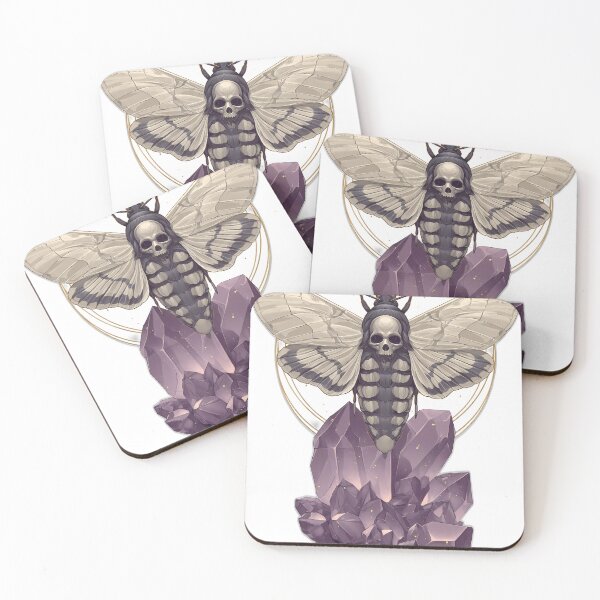Item preview, Gothic Moon Moth Crystal designed and sold by IllumeInk.