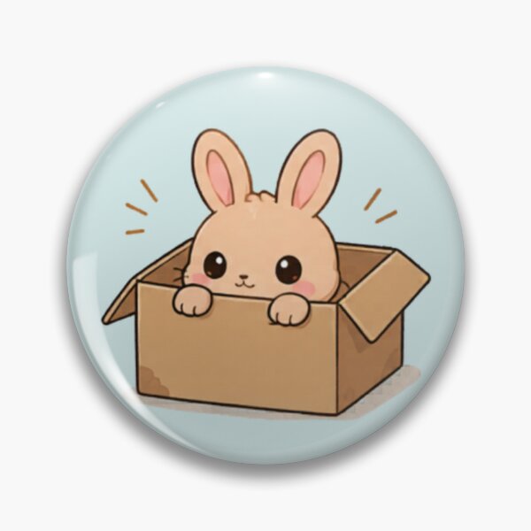 Item preview, Cute Little Bunny in a Box designed and sold by MellowMunchkins.