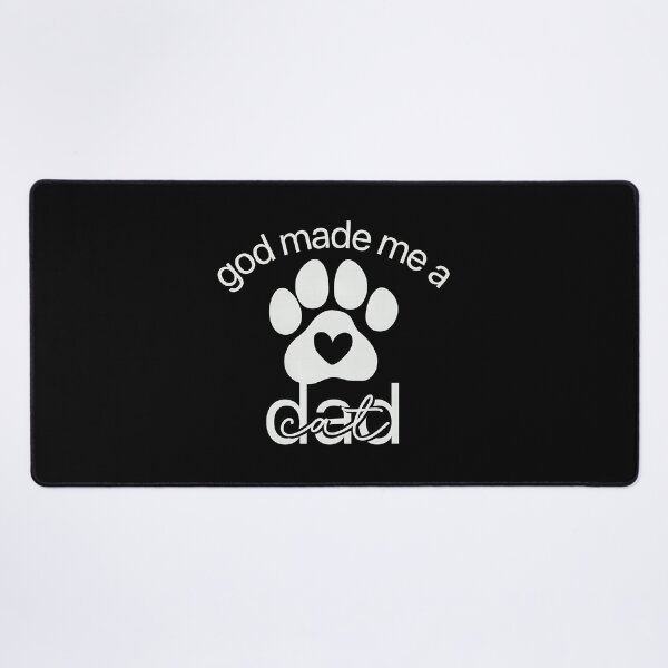 Item preview, God Made Me A Cat Dad Paw Heart T-Shirt designed and sold by SoyLamderma.