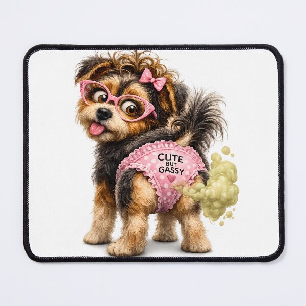 Item preview, Cute But Gassy Yorkie Design designed and sold by GGAUL.