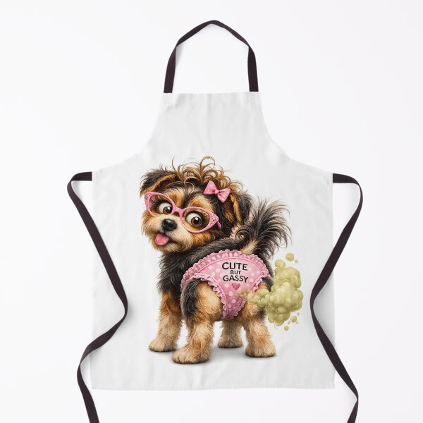 Item preview, Cute But Gassy Yorkie Design designed and sold by GGAUL.