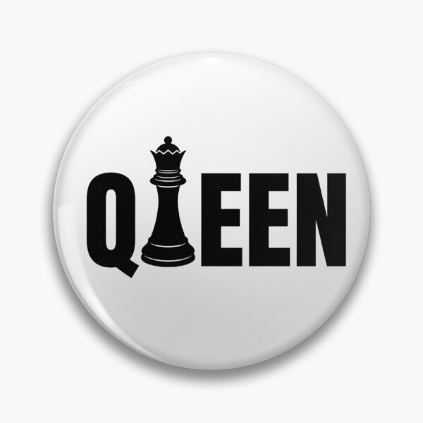 Item preview, Powerful Chess Queen Minimalist Graphic Text designed and sold by GiggleInkTees.
