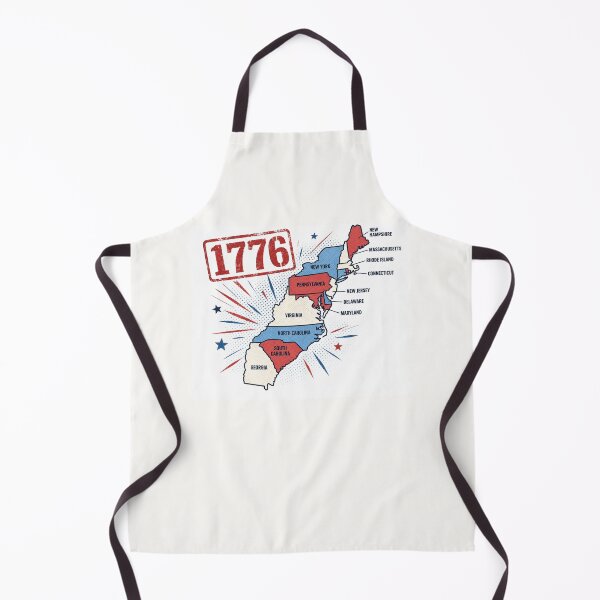 Item preview, 1776 Original Thirteen Colonies Map Patriotic History Tee designed and sold by Fanverse Merchandise.