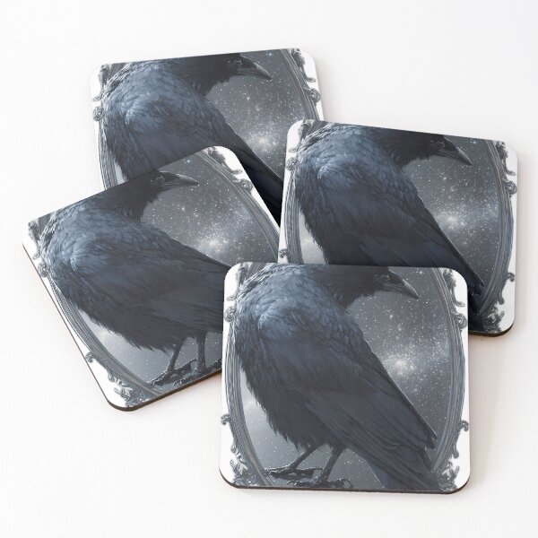 Item preview, Celestial Crow Mirror designed and sold by IllumeInk.