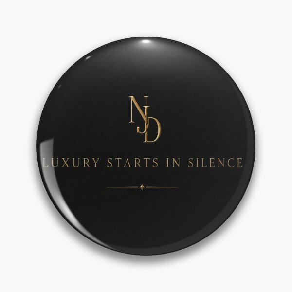 Item preview, Luxury Starts In Silence | NJD Gold Luxury Monogram designed and sold by NJDARTIST.