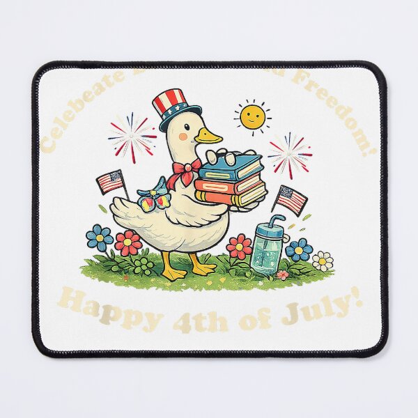 Item preview, Celebrate Learning and Freedom 4th of July Goose Teacher T-Shirt designed and sold by KTY-NUSS.