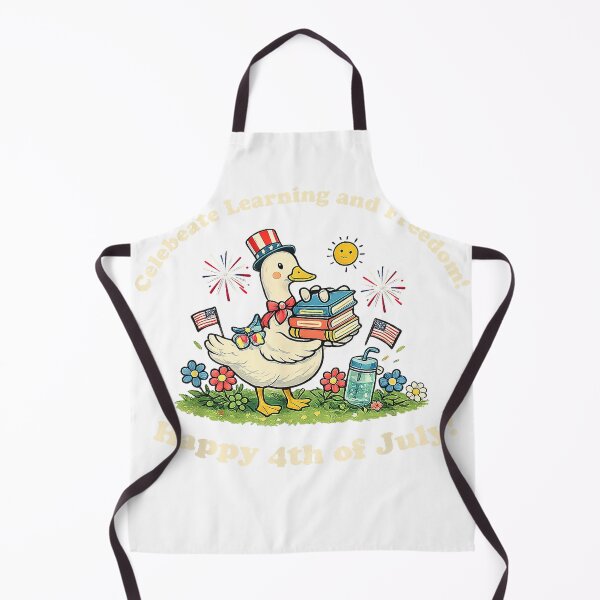 Item preview, Celebrate Learning and Freedom 4th of July Goose Teacher T-Shirt designed and sold by KTY-NUSS.