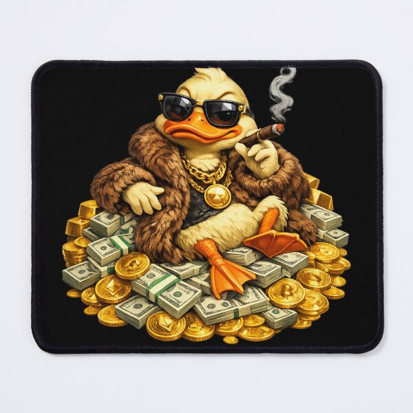 Item preview, Rich Crypto Duck Meme designed and sold by Maclaw200d.
