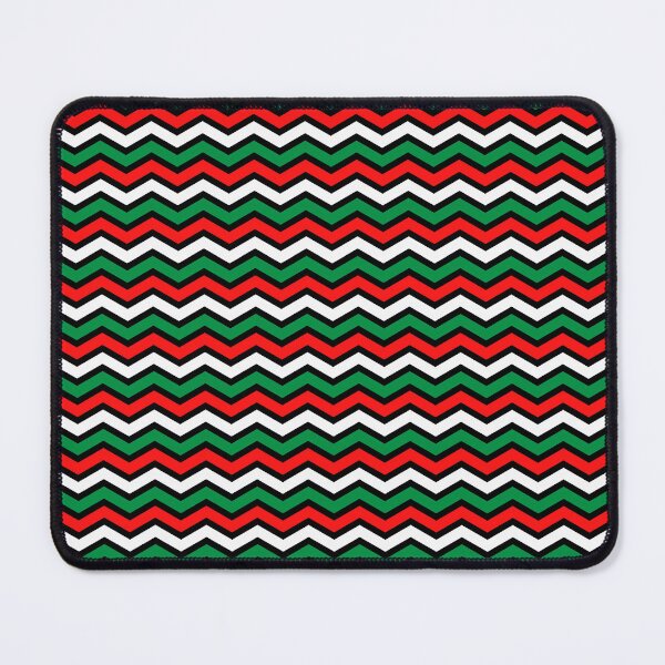 Item preview, Christmas Zigzag Seamless Pattern — Red Green & Black Chevron Stripe designed and sold by Zaya_art.