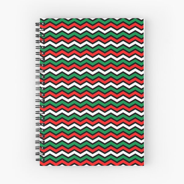 Item preview, Christmas Zigzag Seamless Pattern — Red Green & Black Chevron Stripe designed and sold by Zaya_art.