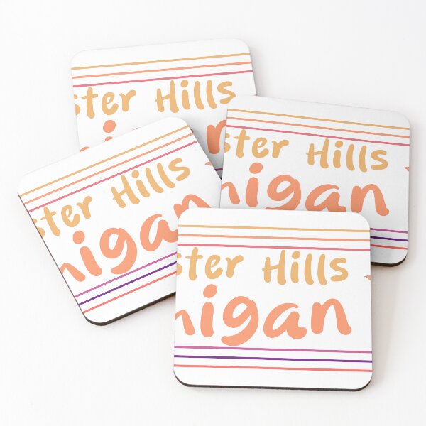Item preview, Rochester Hills Michigan City Marked On Map designed and sold by TheIconSmith.