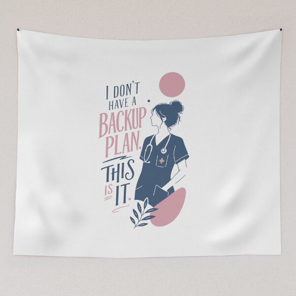 Item preview, I Don't Have a Backup Plan This Is It — Funny Nurse Tshirt | RN Nurse Humor Nurse Appreciation designed and sold by KiwyStudio.