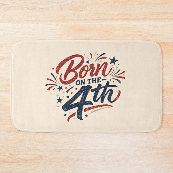 Item preview, Born on the 4th Fourth of July Fireworks Patriotic Tee designed and sold by Fanverse Merchandise.