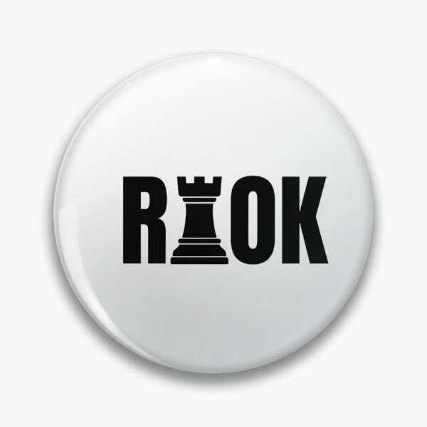 Item preview, Minimalist Chess Rook Strategic Typographic Print designed and sold by GiggleInkTees.