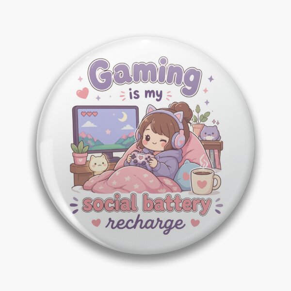 Artikelvorschau, Gaming ist mein sozialer Akku zum Aufladen. entworfen und verkauft von SarkisovaNune.