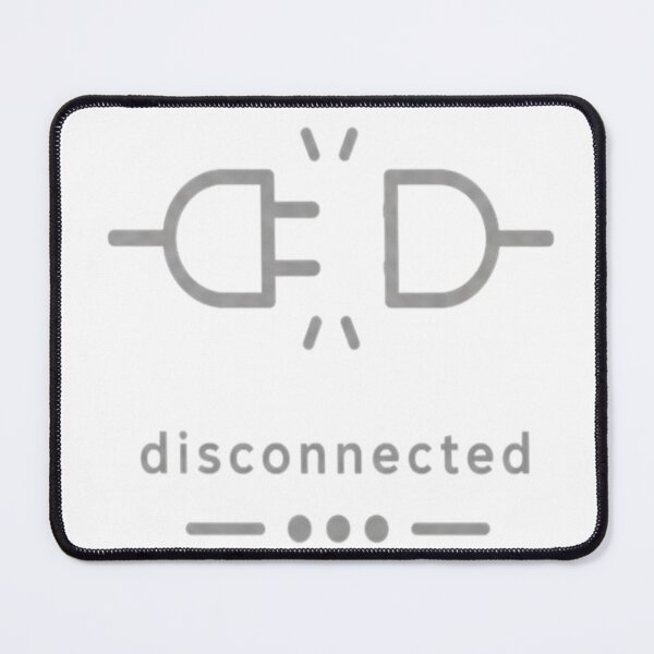 Item preview, Disconnected – Minimalist Grey Aesthetic Design designed and sold by Velora Design .