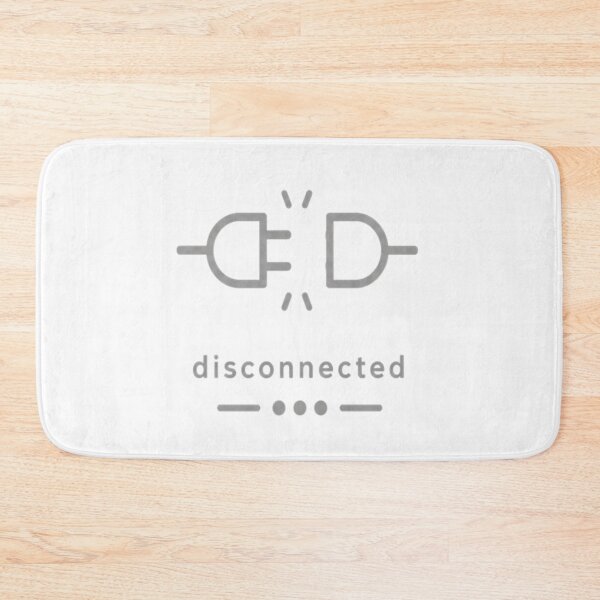 Item preview, Disconnected – Minimalist Grey Aesthetic Design designed and sold by Velora Design .