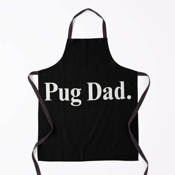 Item preview, Pug Dad Text Design Black T-Shirt designed and sold by SoyLamderma.