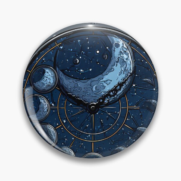 Item preview, Lunar Phase Pocket Watch designed and sold by IllumeInk.
