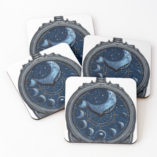 Item preview, Lunar Phase Pocket Watch designed and sold by IllumeInk.