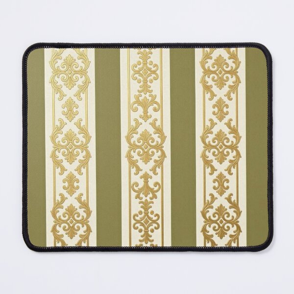 Item preview, Striped Olive, Cream & Gold Baroque designed and sold by DesignsByPrnces.