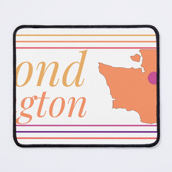 Item preview, Redmond Washington City Marked On Map designed and sold by TheIconSmith.