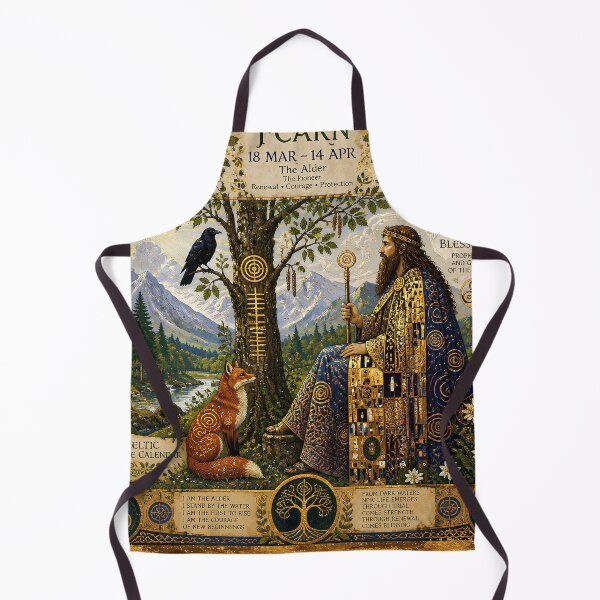 Item preview, Celtic Tree Calendar IV: Bran and the Alder | Celtic Mythology Art designed and sold by Stoneflower-Art.
