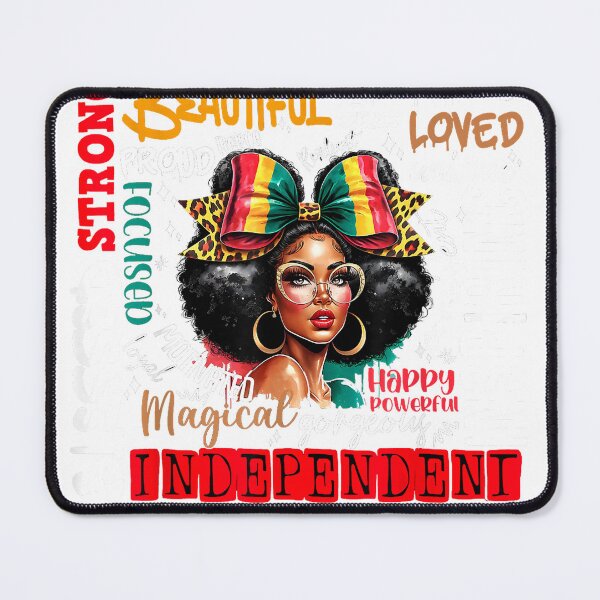 Item preview, Juneteenth Afro Woman Tee Independent Proud Blessed Queen T-Shirt designed and sold by KTY-NUSS.