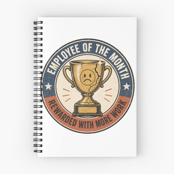 Item preview, Employee Of The Month Rewarded With More Work Funny Corporate Meme designed and sold by PixelPublishing.