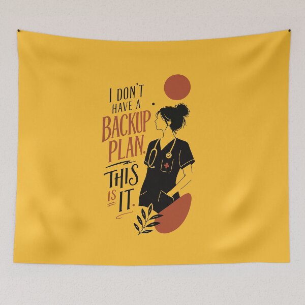 Item preview, I Don't Have a Backup Plan This Is It — RNGift | RN Humor Gift Red Version designed and sold by KiwyStudio.