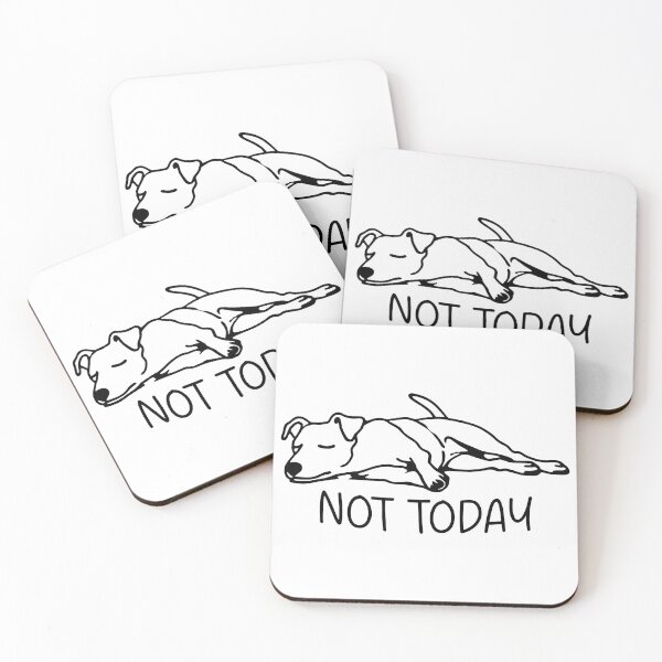 Item preview, Sleeping Dog Not Today Funny Pet Owner Tee designed and sold by SoyLamderma.