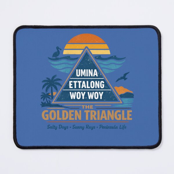 Item preview, The Golden Triangle – Umina • Ettalong • Woy Woy designed and sold by TheWombatShed.