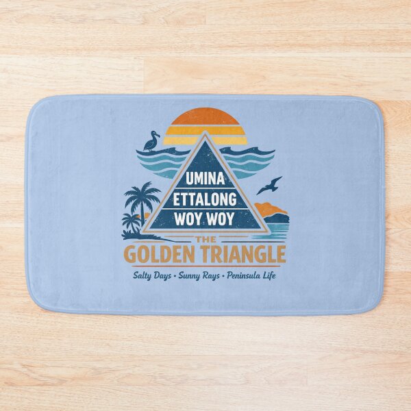 Item preview, The Golden Triangle – Umina • Ettalong • Woy Woy designed and sold by TheWombatShed.