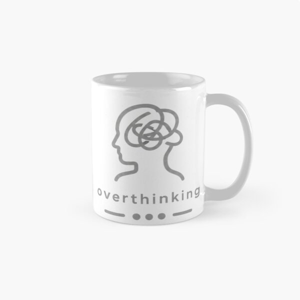 Item preview, Overthinking – Minimalist Grey Aesthetic Design designed and sold by Velora Design .