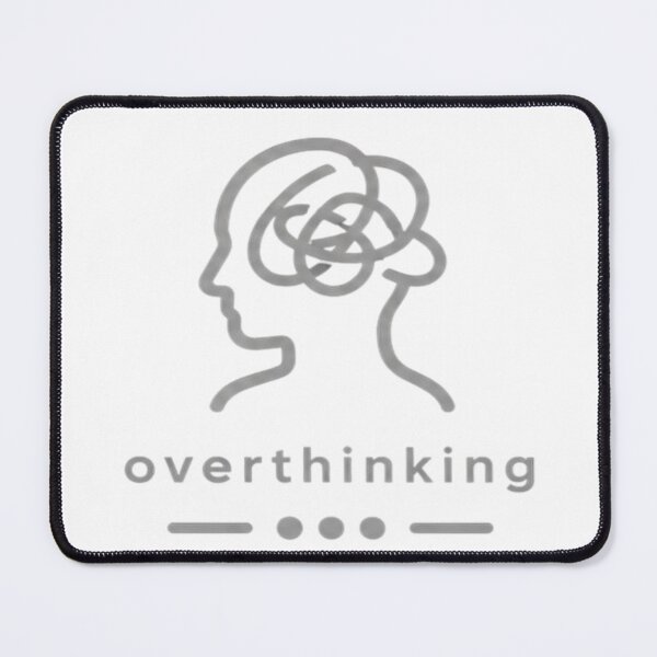 Item preview, Overthinking – Minimalist Grey Aesthetic Design designed and sold by Velora Design .