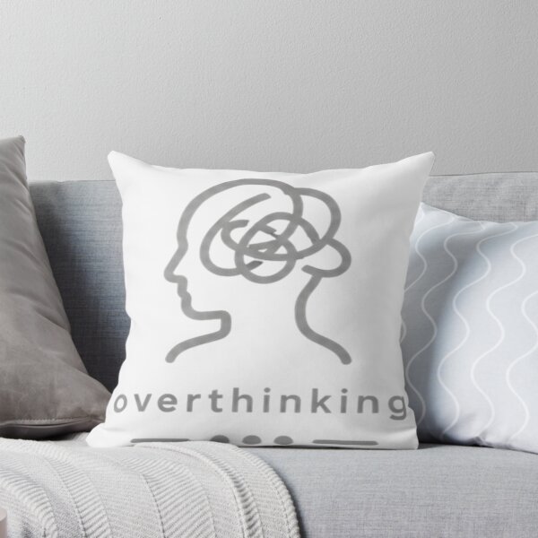 Item preview, Overthinking – Minimalist Grey Aesthetic Design designed and sold by Velora Design .
