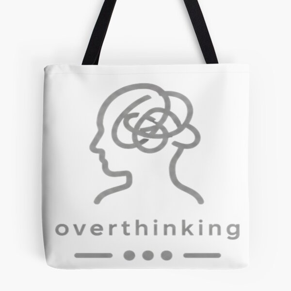 Item preview, Overthinking – Minimalist Grey Aesthetic Design designed and sold by Velora Design .