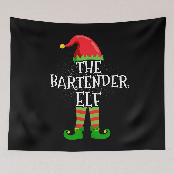 Item preview, Bartender Elf Family Matching Christmas Group designed and sold by CosmoKitsch.