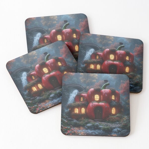 Item preview, Red Bell Pepper Fairytale House designed and sold by Vhelir-Art.