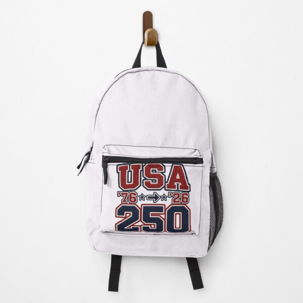 Item preview, USA 250 Patriotic Varsity Patch Chenille Style Tee designed and sold by Fanverse Merchandise.
