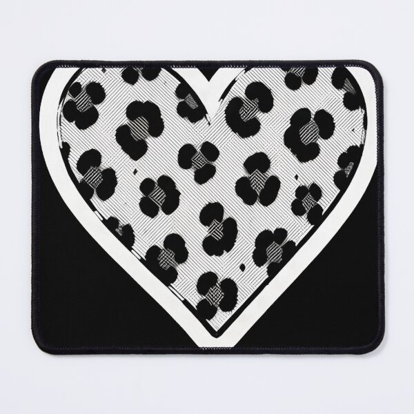 Item preview, Leopard Print Heart Pattern designed and sold by MonoBloom04.