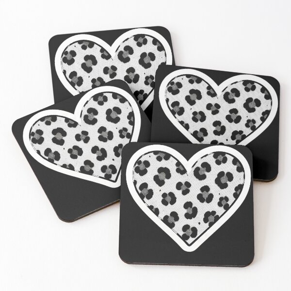 Item preview, Leopard Print Heart Pattern⁠ designed and sold by MonoBloom04.